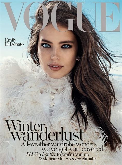 emily didonato versace 2014 vogue|Vogue’s cover girl Emily DiDonato breaks down her personal style.